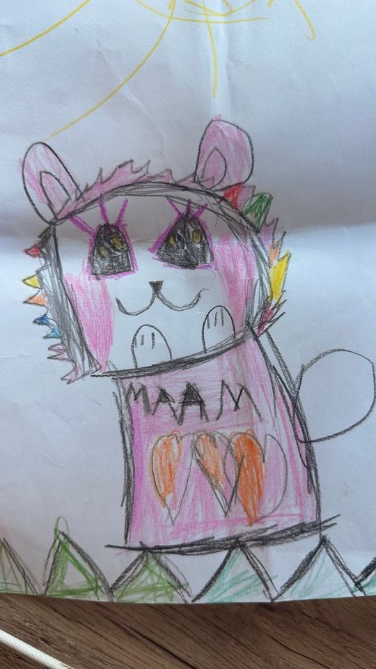 Фото детского рисунка до оживления